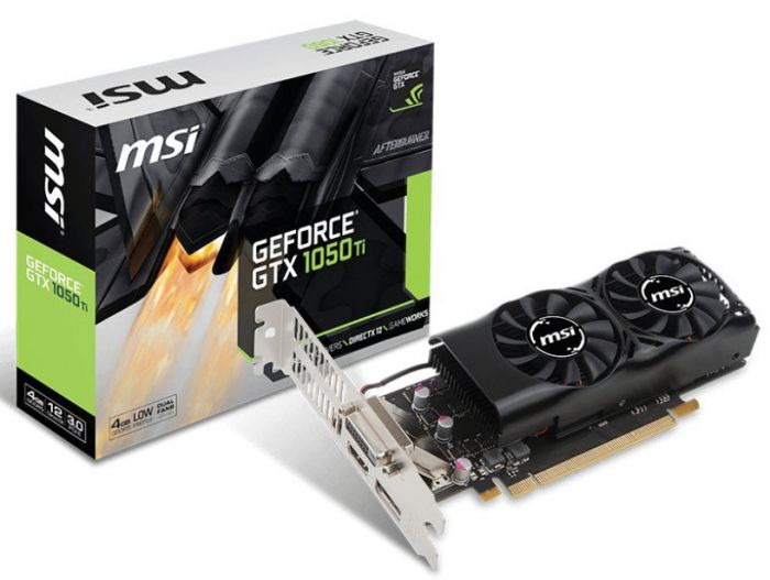 Вiдеокарта MSI GeForce GTX1050TI 4GB DDR5 Low profile