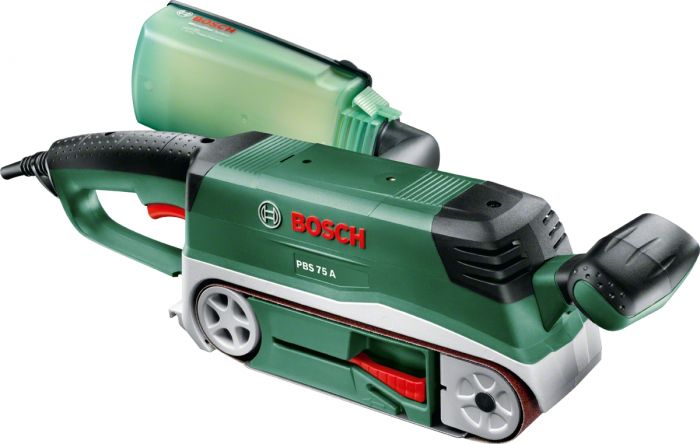 Шліфмашина стрічкова Bosch PBS 75 A, 710Вт, швидкість 350 м/хв, стрічка 533*75 мм, 0.89 кг