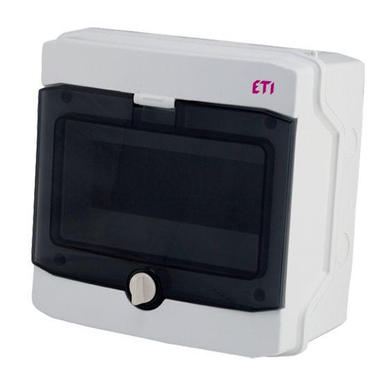 Пластиковий щит ETI, ECH 8G (8 модулів зовнішнього виконання IP65)
