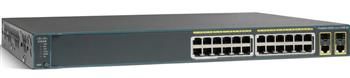 Комутатор Cisco Catalyst 2960 Plus 24 10/100 (8 PoE) + 2 T/SFP LAN Lite