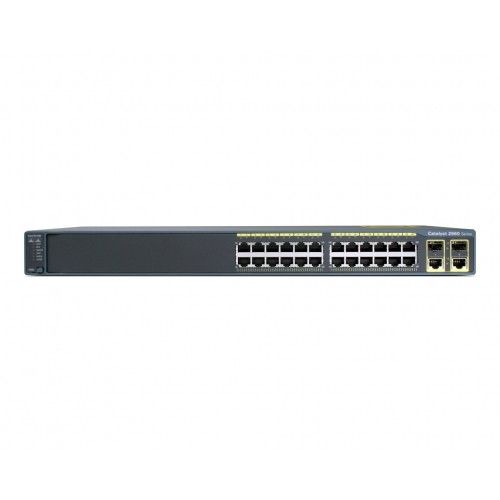 Комутатор Cisco Catalyst 2960 Plus 24 10/100 + 2T/SFP LAN Base