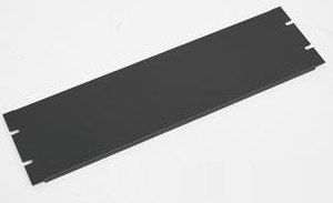 Заглушка ZPAS 19" 3U чорного кольору сталь