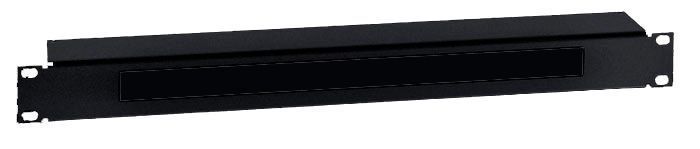 Панель ZPAS з щіткою 1U глибиною 50 мм чорного кольору
