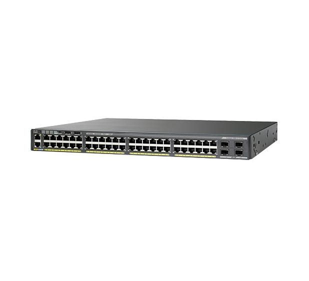 Комутатор Cisco Catalyst 2960-X 48 GigE PoE 370W, 4 x 1G SFP, LAN Base
