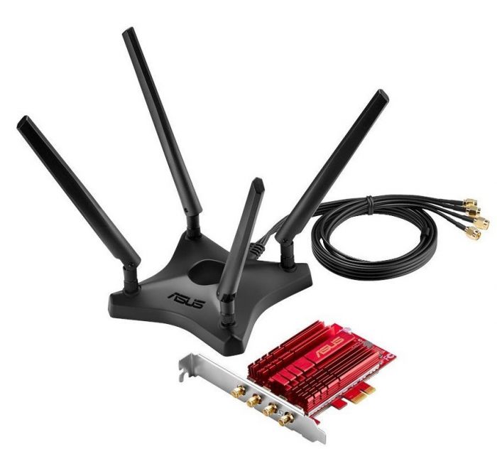 WiFi-адаптер ASUS PCE-AC88 AC3100 PCI Express