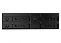 Відсік для накопичувача CHIEFTEC Backplane CMR-425, 4x2.5" HDD/SSD, 1x5.25" EXT Slot, SATA, чорний