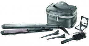 Випрямляч Remington Pro-Ceramic, 53Вт, темп.режимів-10, 150-235С, дисплей, кейс, акс., кераміка, сірий Випрямляч Remington Pro-Ceramic, 53Вт, темп.режимів-10, 150-235С, дисплей, кейс, акс., кераміка, сірий