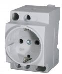 Розетка ETI на DIN-рейку t-2P + Z Schuko