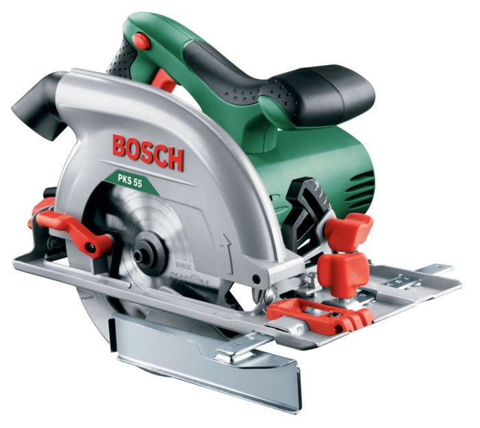 Пила дискова Bosch PKS 55, 1200Вт, 160мм, рез 38 мм