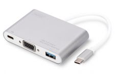 Хаб DIGITUS USB-C > VGA/USB-A/USB-C