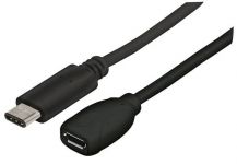 Адаптер ASSMANN USB Type-C to microB, 0.15m