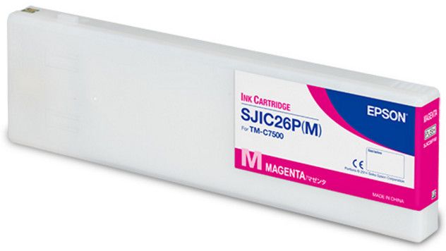 Картридж Epson SJIC26P принтера ColorWorks C7500 Magenta