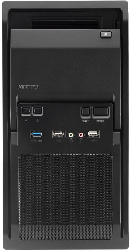 Корпус CHIEFTEC Libra LT-01B, з БЖ iArena GPA-400S8 400W, 1xUSB3.0, 2xUSB2.0, VGA 340мм, mATX, чорний