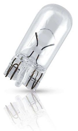 Лампа розжарювання Philips W5W LongLife EcoVision, 2шт/блістер