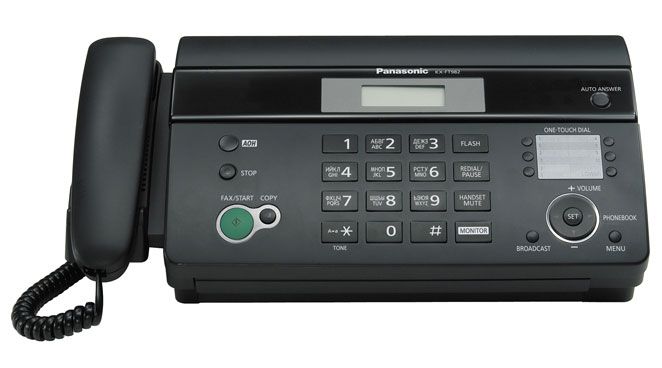 Дротовий факс Panasonic KX-FT982UA-B Black (термопапір)
