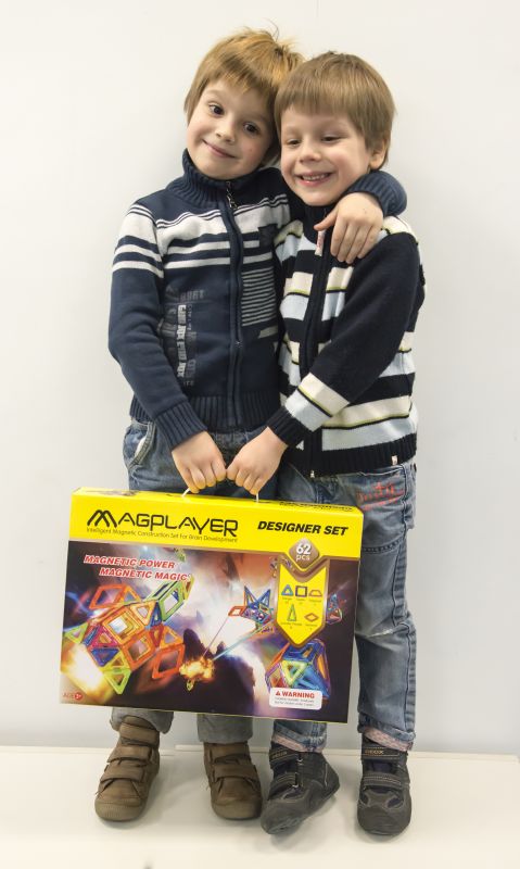 Дитячий конструктор MagPlayer 62 од. (MPB-62)