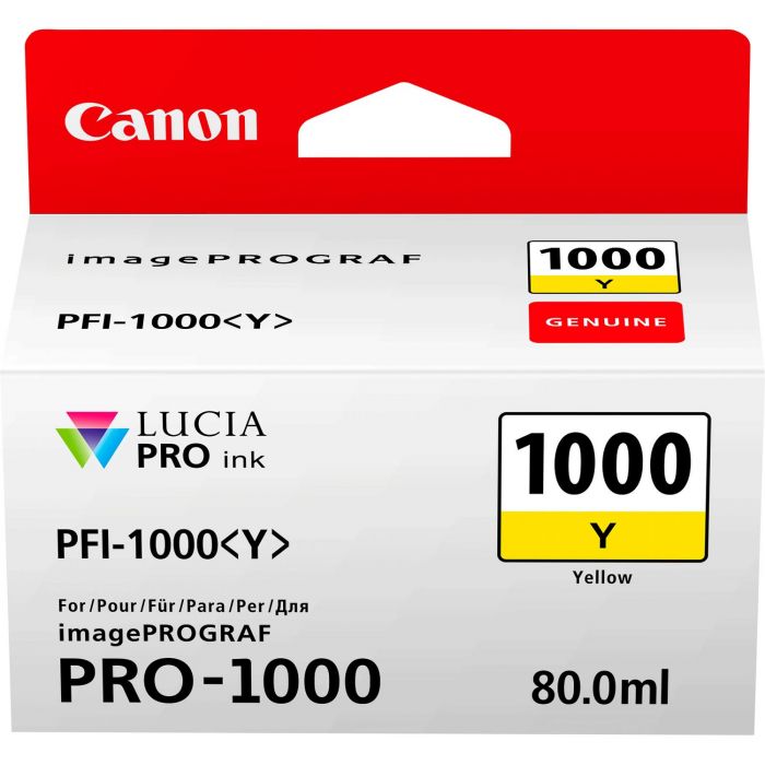 Чорнильниця Canon PFI-1000 imagePROGRAF PRO-1000 Yellow