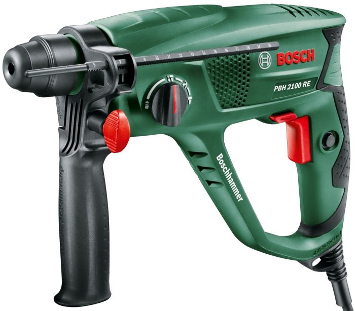 Перфоратор Bosch PBH 2100 RE, 550Вт, 1.7 Дж, 2.2 кг