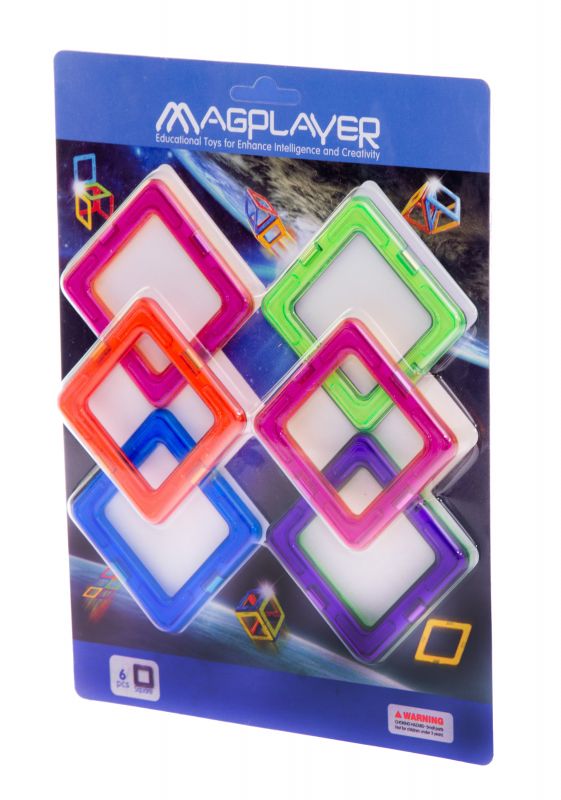 Дитячий конструктор MagPlayer додатковий набір 6 од. (MPC-6)