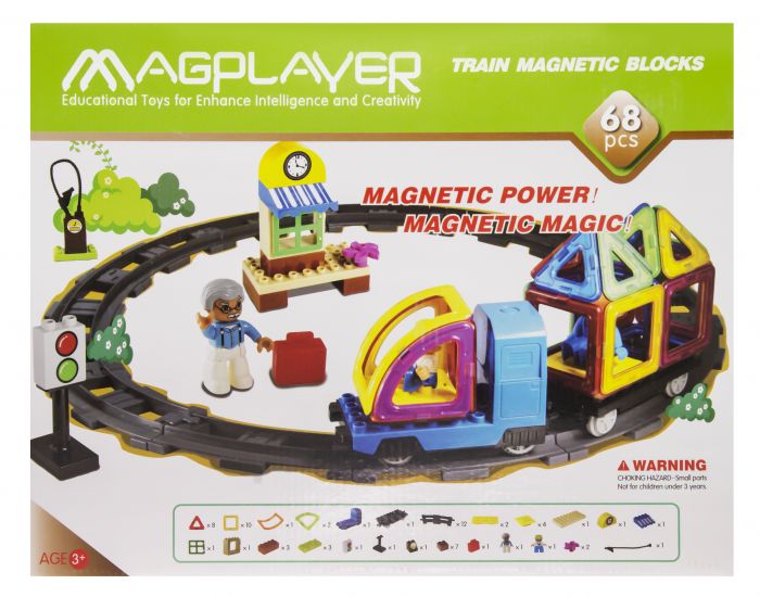 Дитячий конструктор MagPlayer 68 од. (MPK-68)