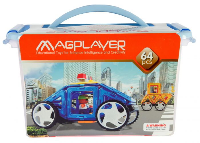 Дитячий конструктор MagPlayer 64 од. (MPT-64)