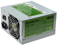 Блок живлення CHIEFTEC Smart  (400W), >85%, 80мм, 1xMB 24pin(20+4), 1xCPU 8pin(4+4), 3xMolex, 4xSATA, 1xPCIe 6pin, Bulk