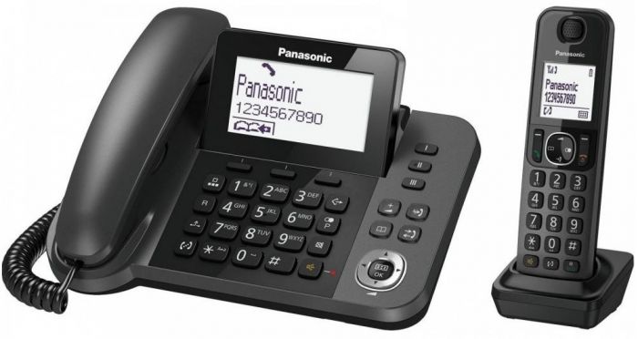 Радіотелефон DECT Panasonic KX-TGF320UCM Black