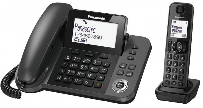 Радіотелефон DECT Panasonic KX-TGF320UCM Black