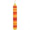 Nic Свічка для торта помаранчеві смуги NIC522727