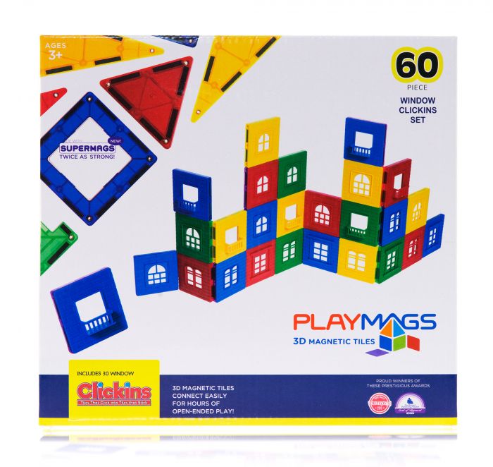 Конструктор Playmags магнітний набір 60 ел. PM169