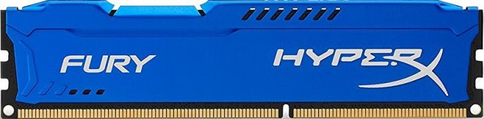 Пам'ять до ПК Kingston DDR3 8GB KIT (4GBx2) 1600 1.5V HyperX Fury Blue