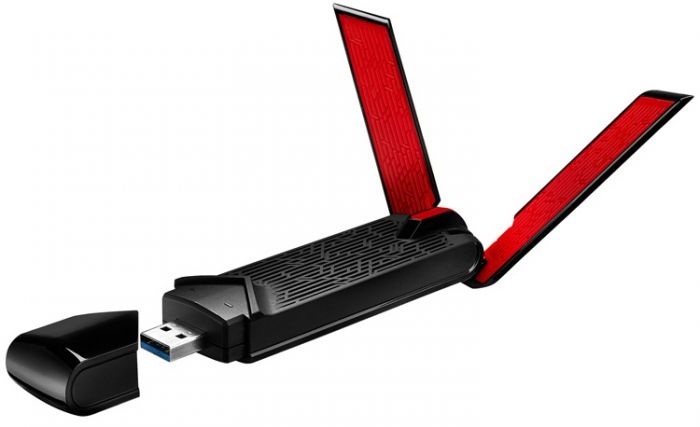 WiFi-адаптер ASUS USB-AC68 AC1900 USB3.0 MU-MIMO ext. ant x2
