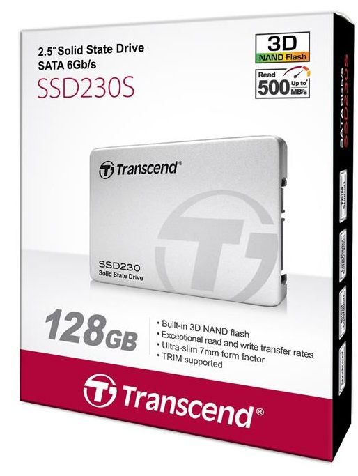 Накопичувач SSD Transcend  2.5" 128GB SATA 230S