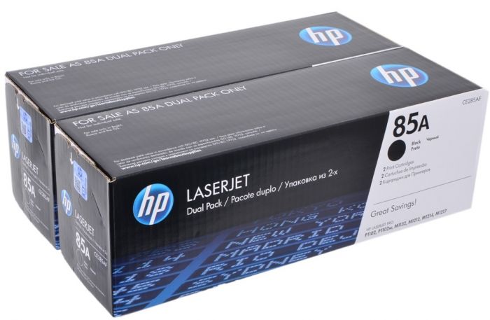 Комплект картриджів HP LJ P1102/1102w black DUAL PACK