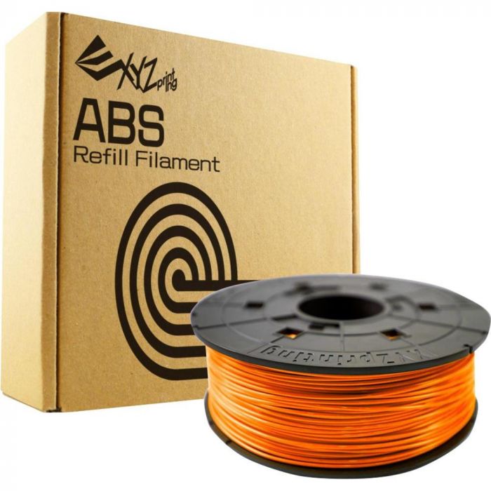 Катушка з ниткою 1.75мм/0.6кг ABS XYZprinting Filament для da Vinci, оранжевий