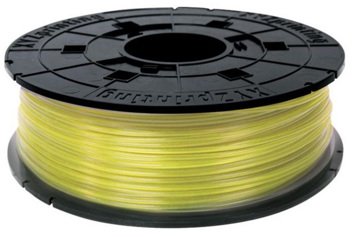Котушка з ниткою 1.75мм/0.6кг PLA XYZprinting Filament для da Vinci, прозоро-жовтий