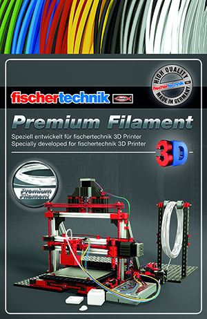 Fishertechnik 3D нитка для принтера колір білий 50г OEM