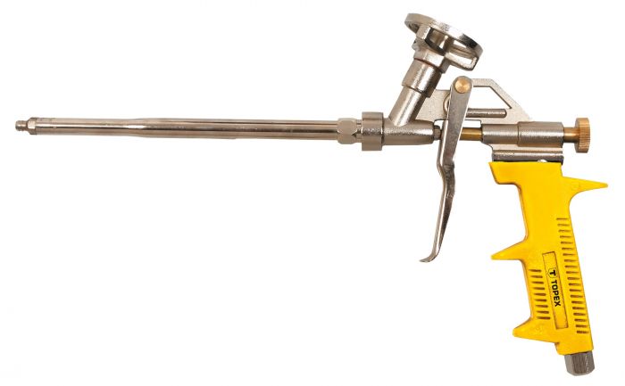 Пістолет для монтажної піни TOPEX, тримач пластмаса, регулювання напору