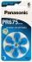 Батарейка Panasonic повітряно-цинкова PR675H(675A, AC675E/EZ, ZA675, DA675)