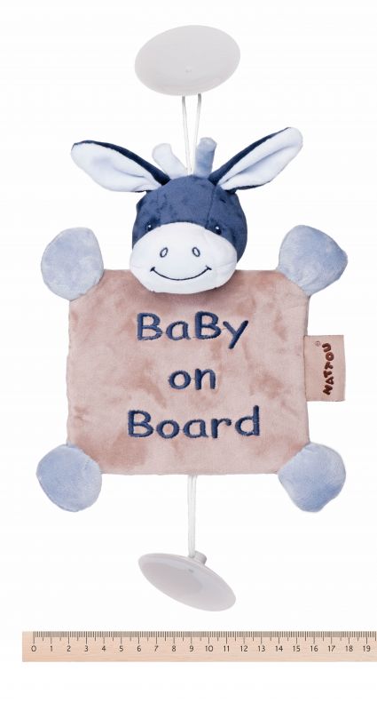 Nattou Іграшка Дитина на борту на присосках ослик Алекс 321341
