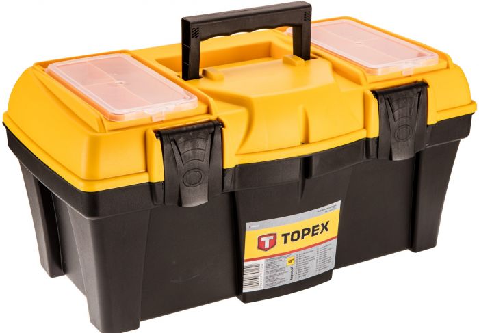 Ящик для інструменту TOPEX, 18", з лотками, 44х22х22 см