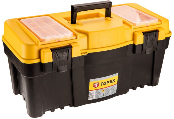 Ящик для інструменту TOPEX, 25", з лотками, 53х24х26 см