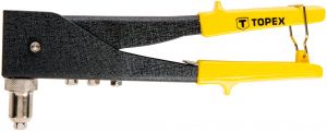 Заклепочник TOPEX, для заклепок алюмінієвих 2.4, 3.2, 4.0, 4.8 мм, два положення