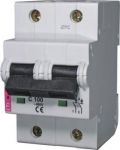 Автоматичний вимикач ETI ETIMAT 10 2р C 125А (15 kA)