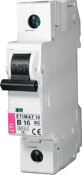 Авт.вимикач ETIMAT 10 DC 1p C 10A (6 kA)