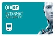 Програмна продукція ESET Internet Security на 1 рік. Для захисту 2 об'єктів.