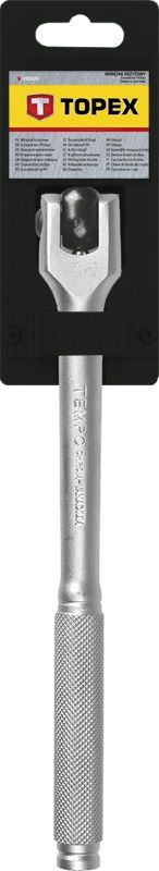 Вороток TOPEX, рукоятка із шарніром 1/2", CrV, 250 мм