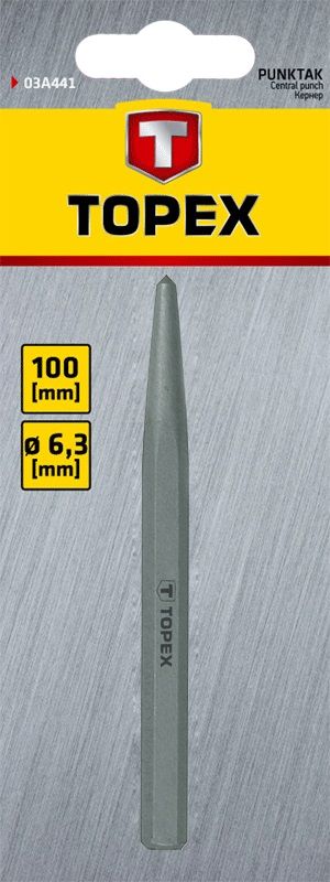 Кернер TOPEX, 6.3х100 мм