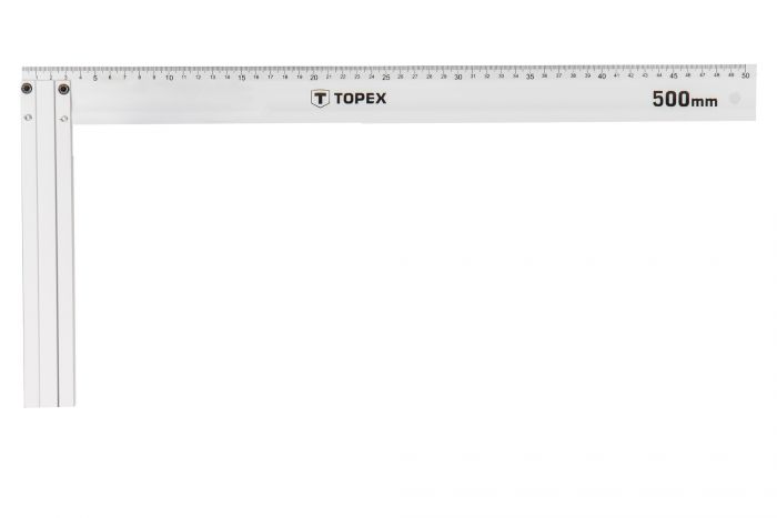 Кутник будівельний TOPEX, алюмінієвий, 500x235 мм
