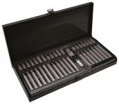 Набір біт Neo Tools, 40 од., два перехідники 1/2" та 3/8", 19 біт 70мм, 19 біт 30мм, сталь S2, кейс